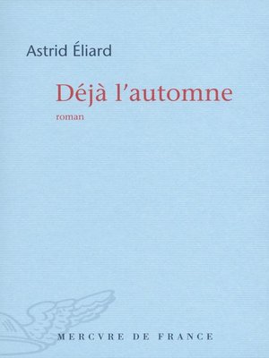 cover image of Déjà l'automne